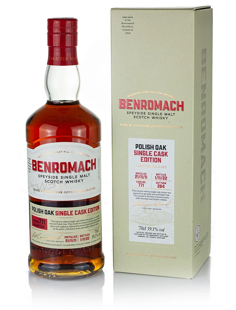 Benromach 10 Year Old 2011 Polish Oak Single Cask