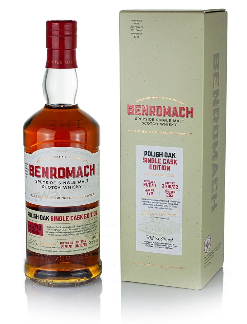 Benromach 10 Year Old 2011 Polish Oak Single Cask