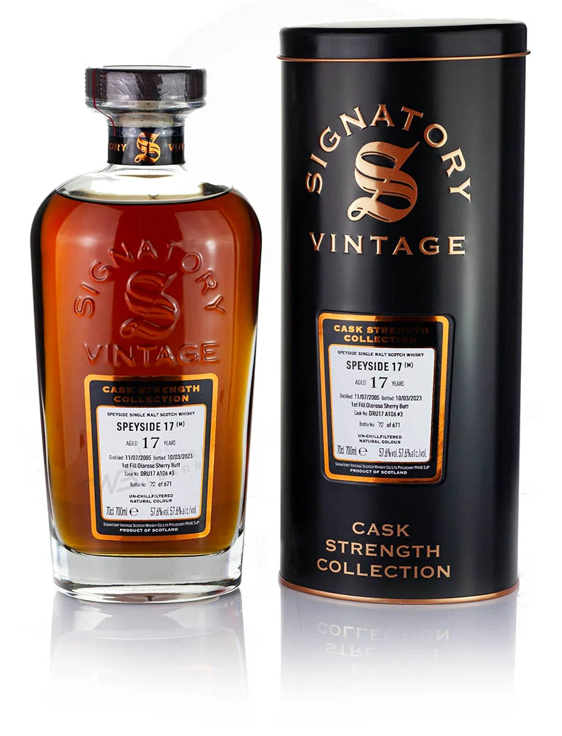 Mystery Malt (Speyside M) 17 Year Old 2005 Signatory Cask Strength