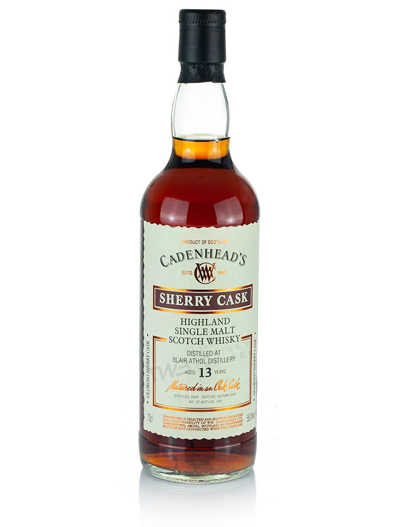 Blair Athol 13 Year Old 2009 Cadenhead's Sherry Cask (2022)