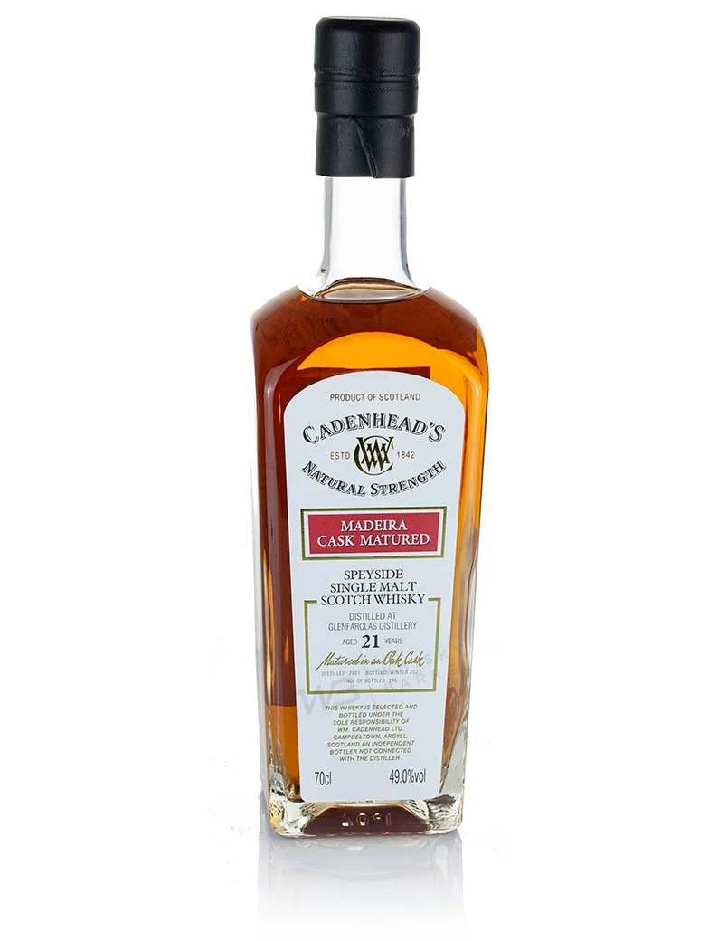 Glenfarclas 21 Year Old 2001 Cadenhead's Madeira Cask (2023)