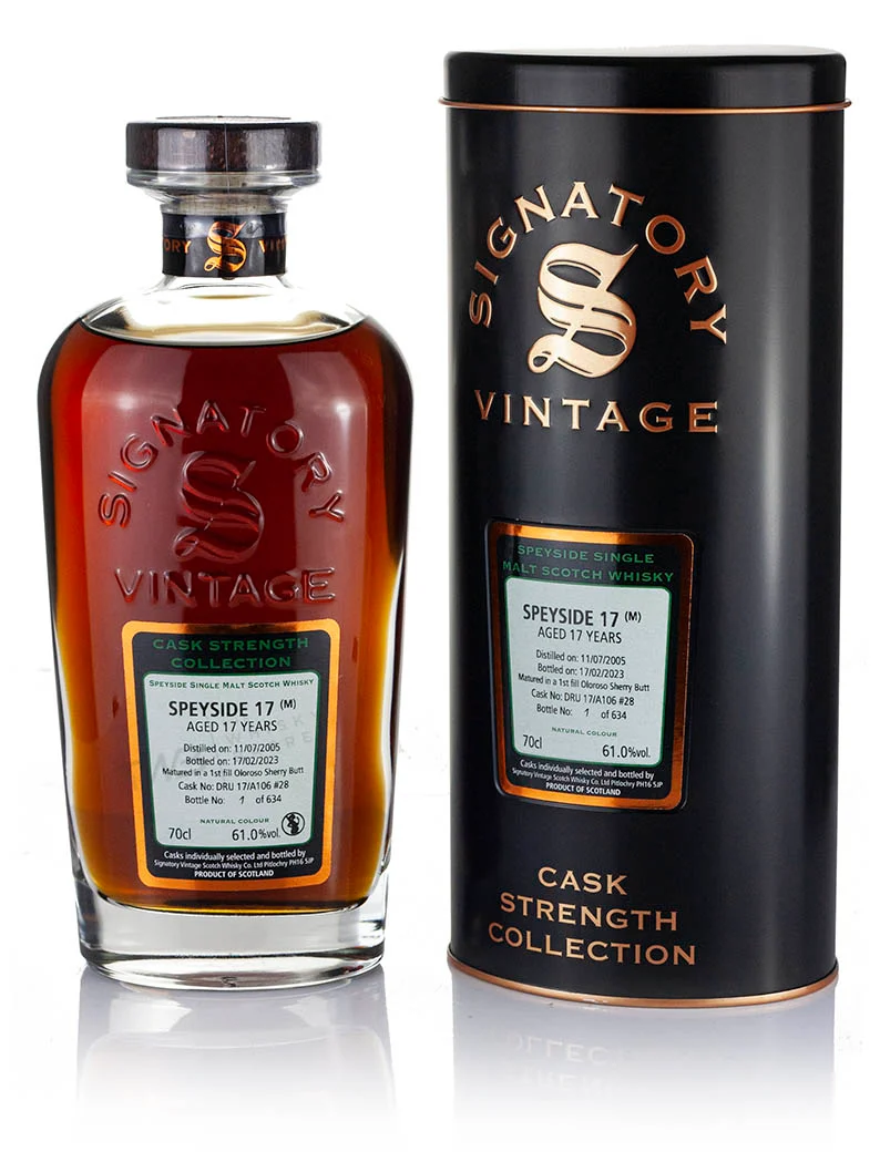 Mystery Malt (Speyside M) 17 Year Old 2005 Signatory Cask Strength