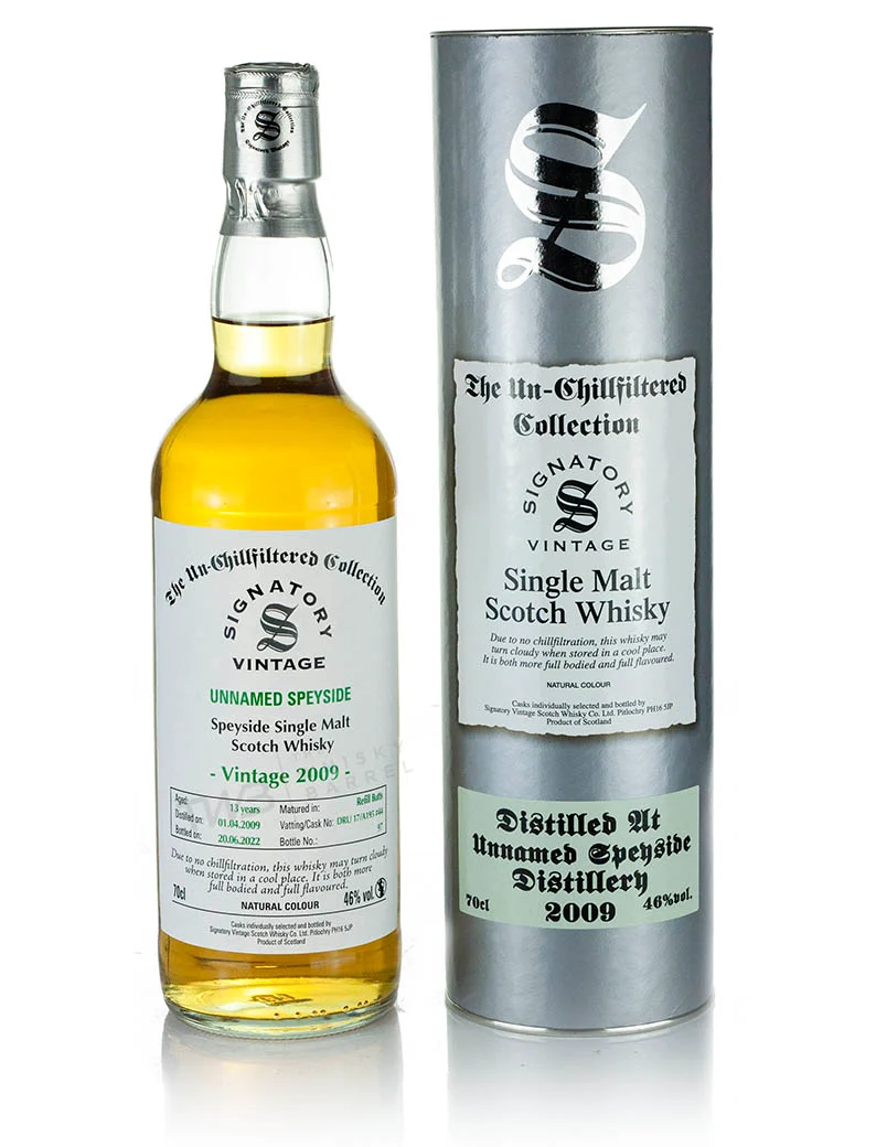 Mystery Malt (Speyside M) 13 Year Old 2009 Signatory Un-Chillfiltered