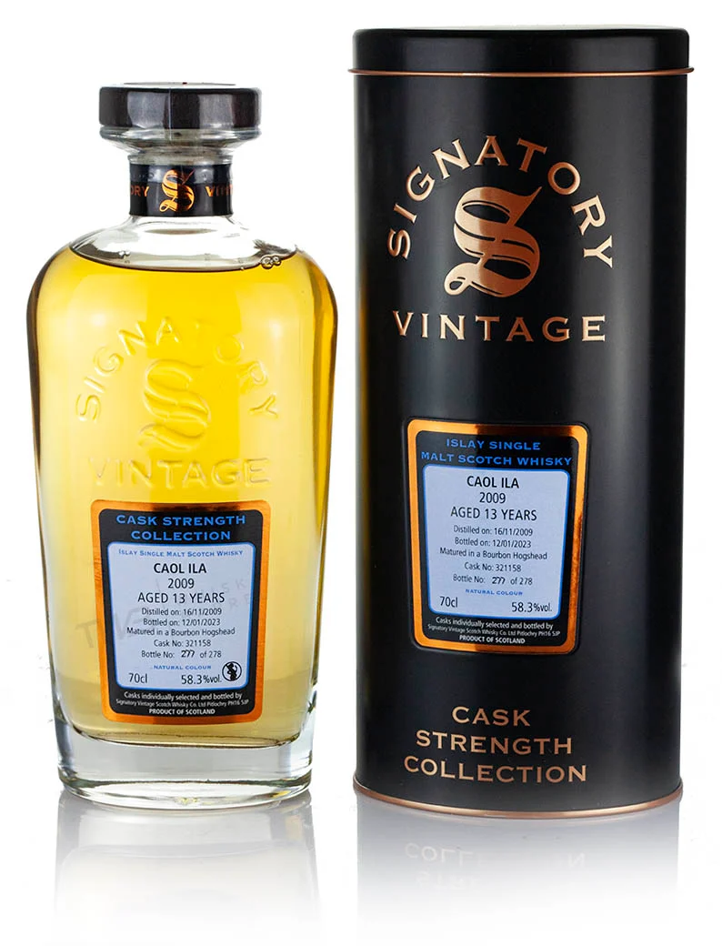Caol Ila 13 Year Old 2009 Signatory Cask Strength