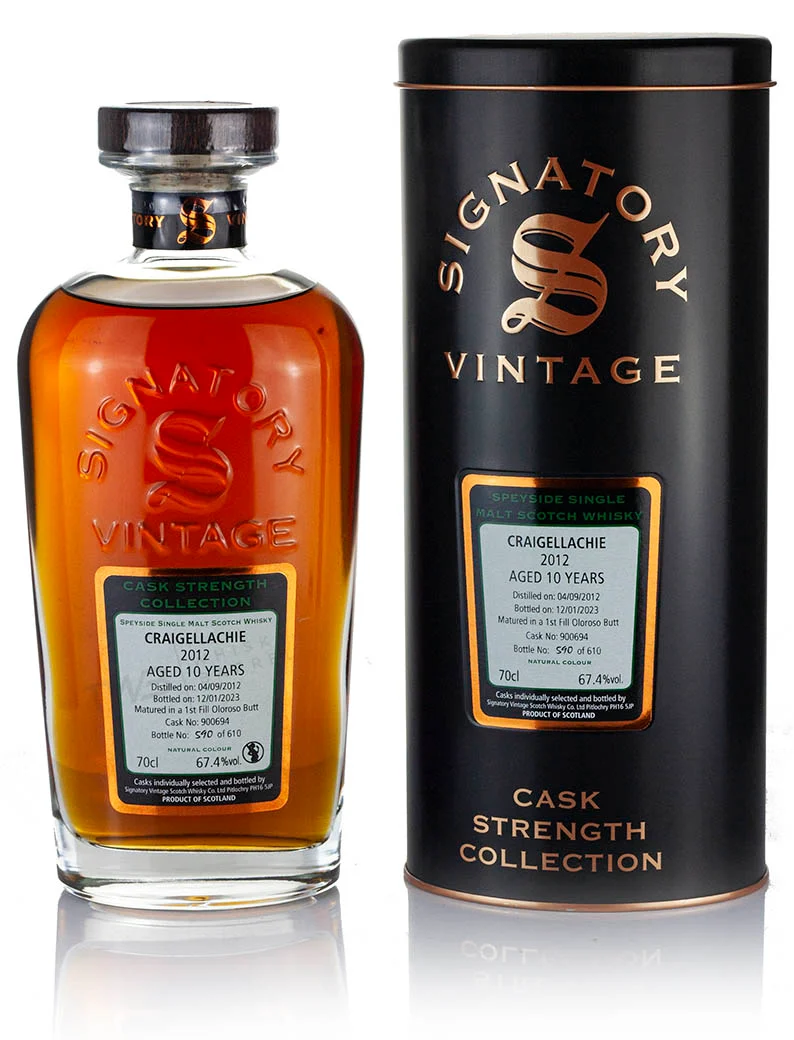 Craigellachie 10 Year Old 2012 Signatory Cask Strength