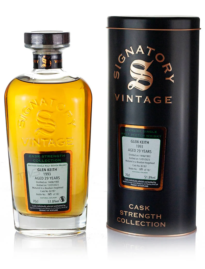 Glen Keith 29 Year Old 1993 Signatory Cask Strength