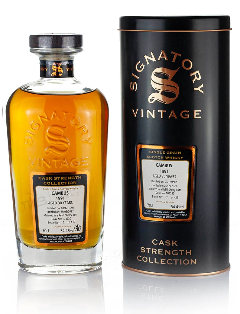 Cambus 30 Year Old 1991 Signatory Cask Strength