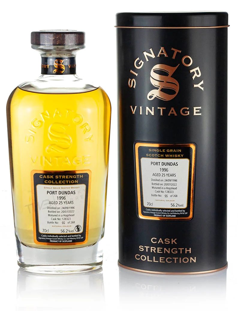 Port Dundas 25 Year Old 1996 Signatory Cask Strength