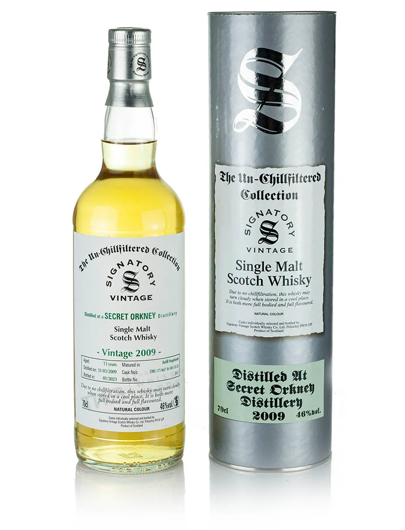Mystery Malt (Highland Park) 13 Year Old 2009 Signatory Un-Chillfiltered