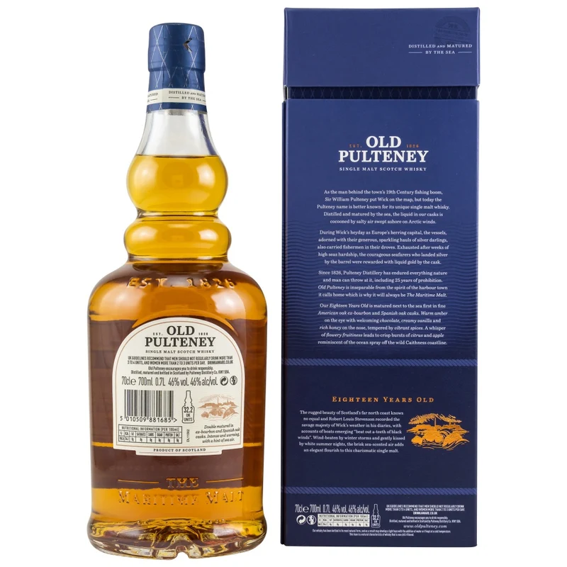Old Pulteney 18 Jahre 46% 0,7l