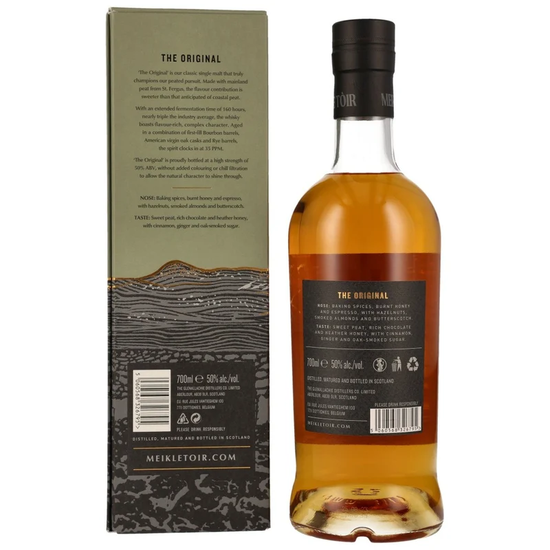Meikle Tòir The Orginal Peated 35ppm 50% 0,7l