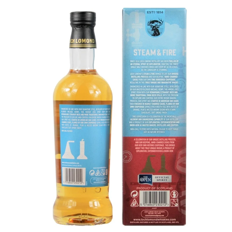 Loch Lomond Steam & Fire Heavily Charred 46% 0,7l