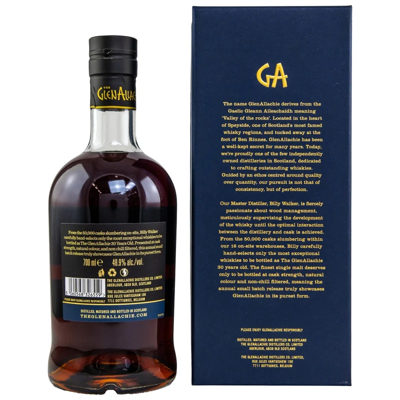 Glenallachie 30 Jahre Batch 3 48,9% 0,7l