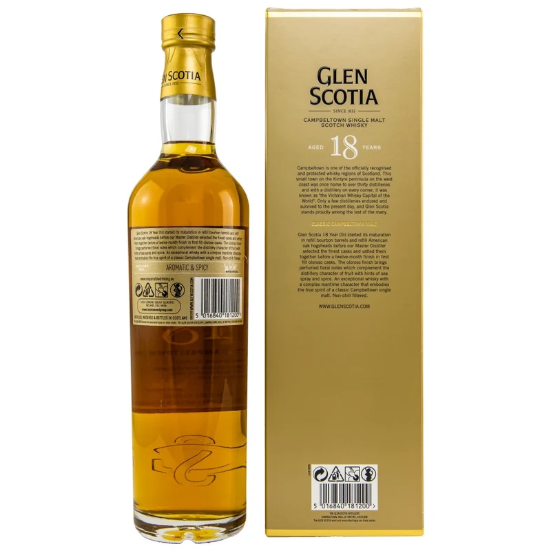 Glen Scotia 18 Jahre 46% 0,7l