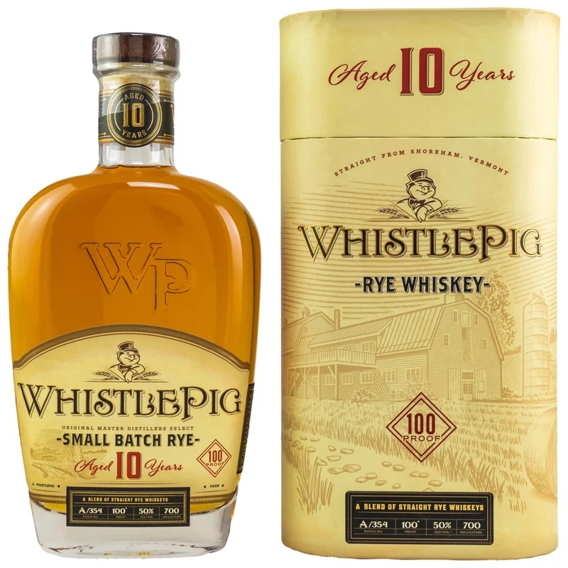 WhistlePig 10 Jahre Small Batch Rye 50% 0,7l