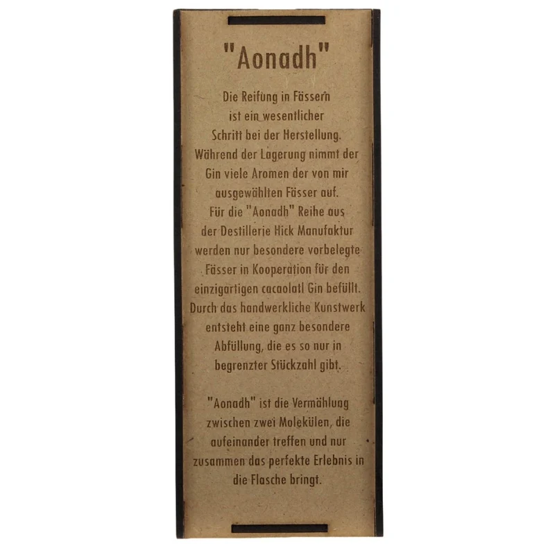 Aonadh Barrel Aged Gin Lightly Peated 51,9% 0,5l