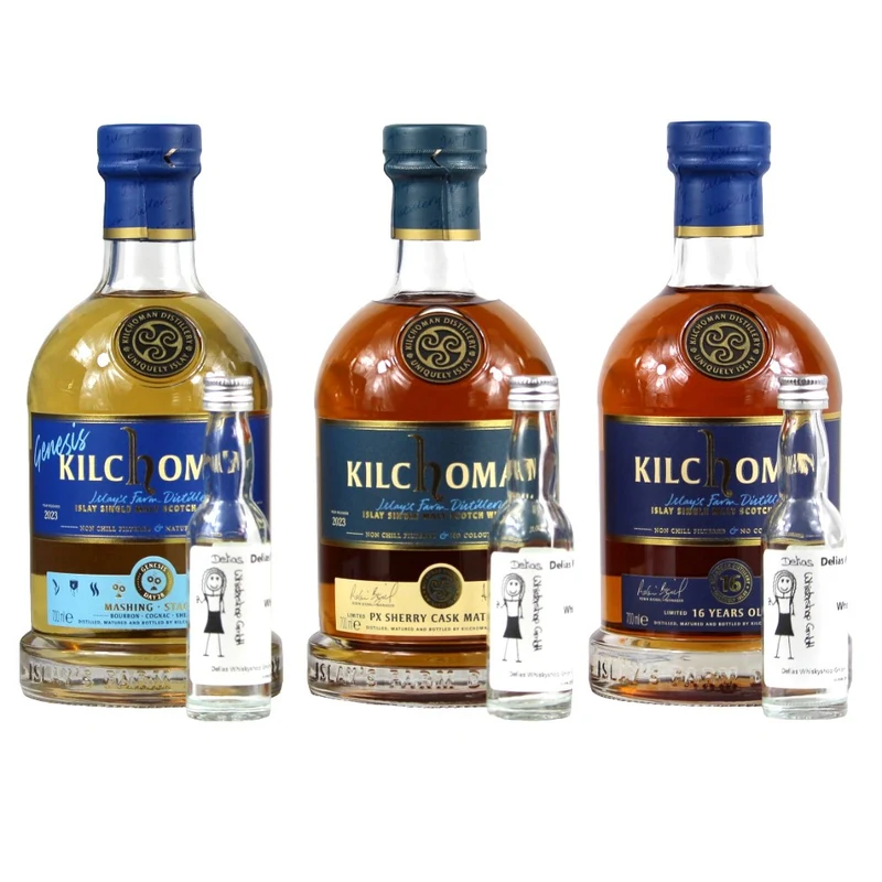 Kilchoman 16 Highlight Sampleset ~50% 3x0,04l
