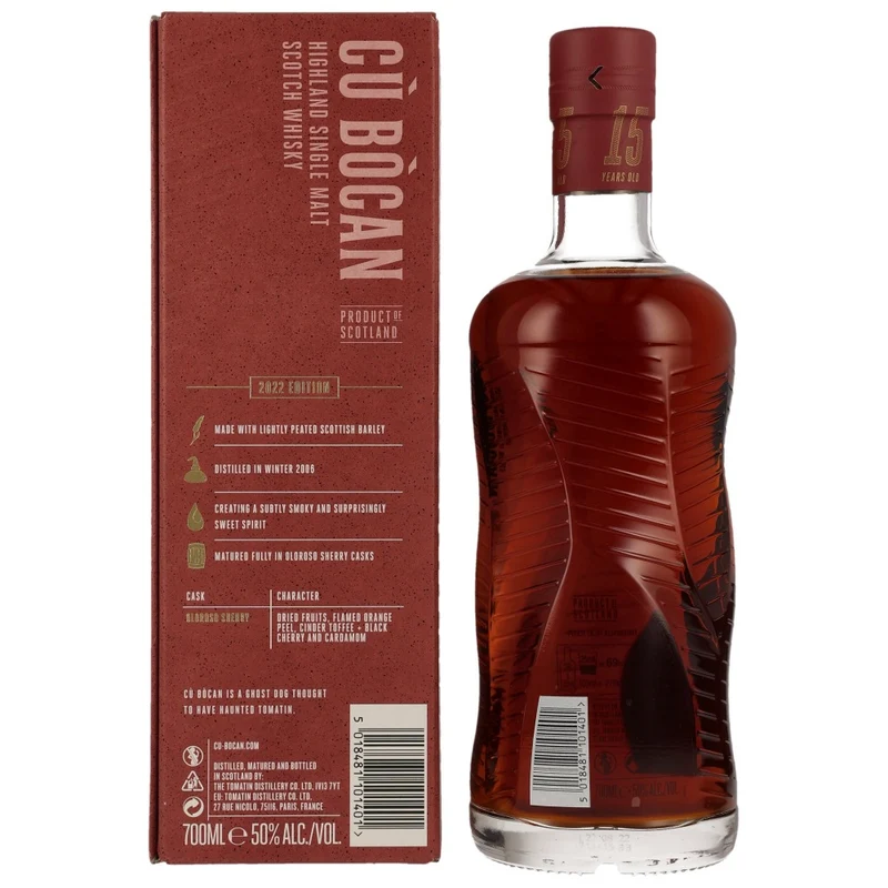 Tomatin 15 Jahre Cu Bocan Sherry Casks 2023 Edition 50% 0,7l
