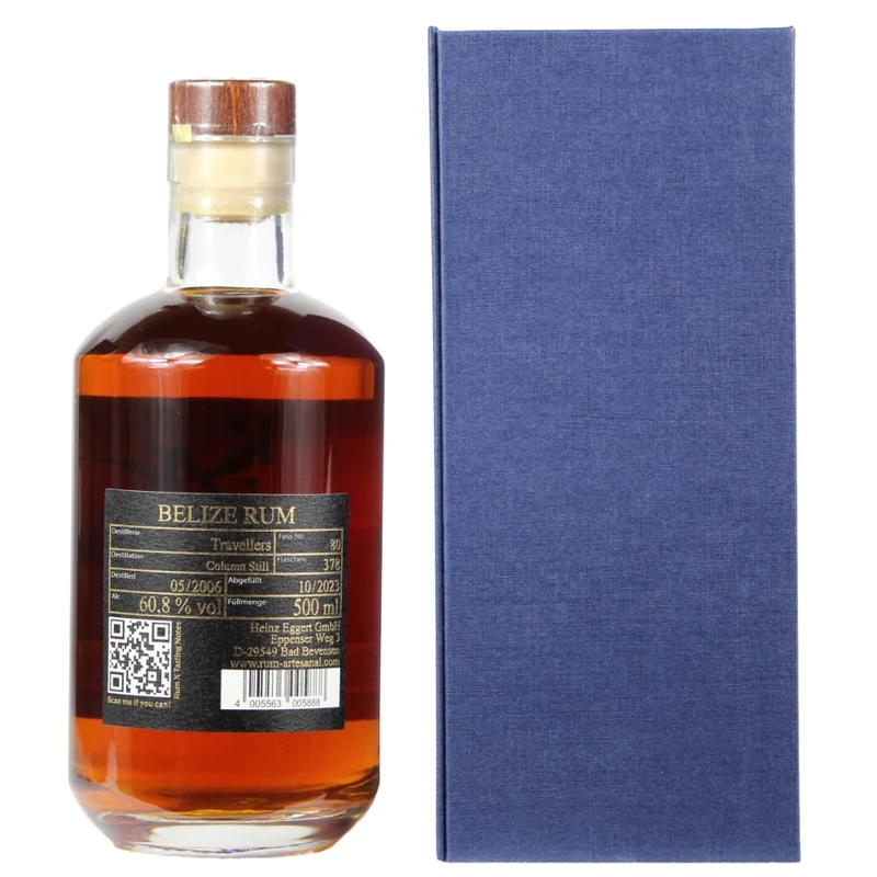 RA Belize Rum 17 Jahre Travellers Distillery 2006/2023 Cask #80 60,8% 0,5l