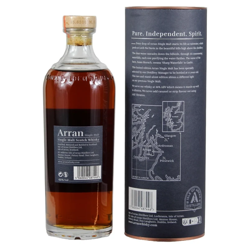 Arran 17 Jahre Limited Edition 46% 0,7l