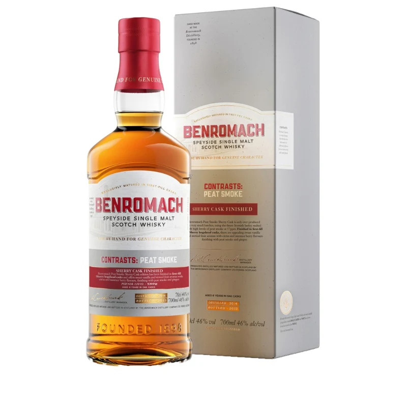 Benromach Contrasts Peat Smoke Sherry Cask Matured 2014/2023 46% 0,7l