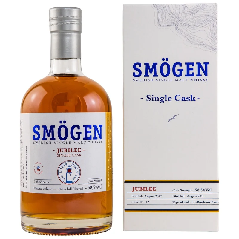 Smögen Jubilee 12 Jahre Cask #2 58,5% 0,5l