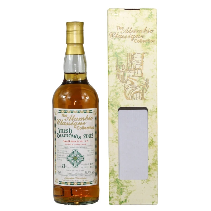 Irish Diamonds 21 Jahre Batch 12 Alambic Classique Cask #23081 56,4% 0,7l
