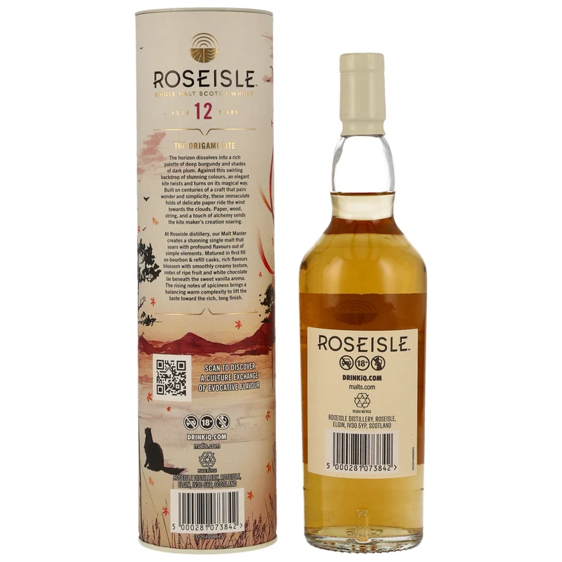 Roseisle 12 Jahre Mini Special Release 2023 The Origami Kite 56,5% 0,2l