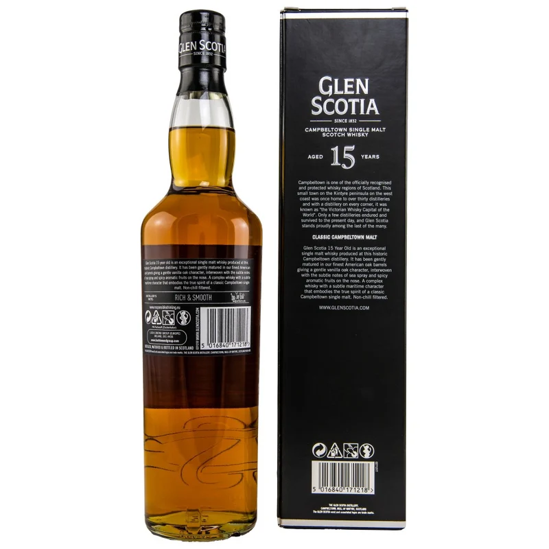 Glen Scotia 15 Jahre 46% 0,7l