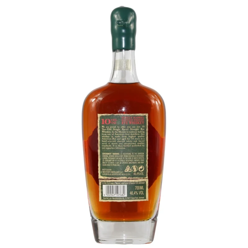 Michter's 10 Jahre Single Barrel Rye 46,4% 0,7l