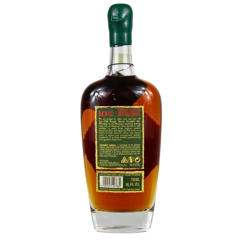 Michter's 10 Jahre Single Barrel Rye 46,4% 0,7l