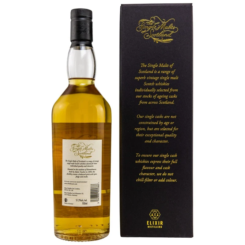 Ardmore 23 Jahre 1998/2022 Single Malts of Scotland Cask #750768 51,2% 0,7l