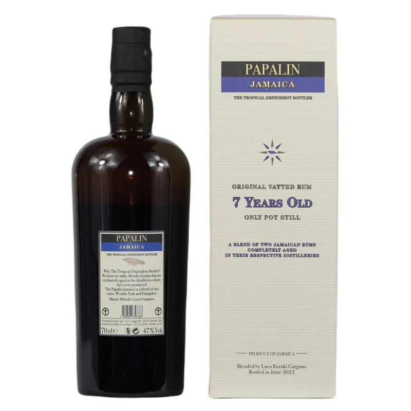 Papalin 7 Jahre Jamaica Rum 2022 47% 0,7l