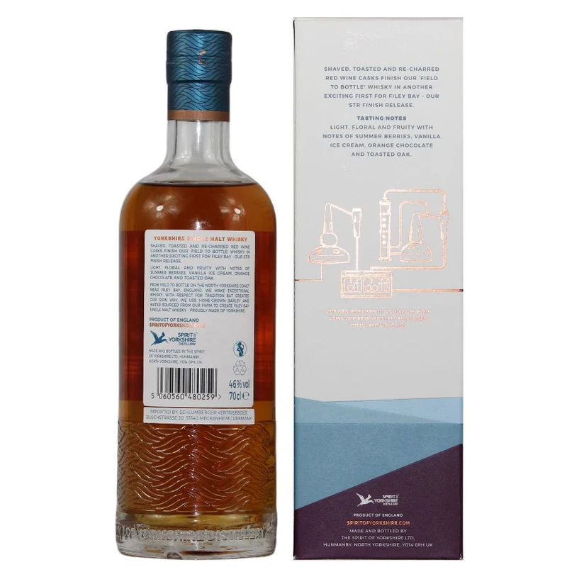 Filey Bay Yorkshire Single Malt Whisky STR Finish 46% 0,7l
