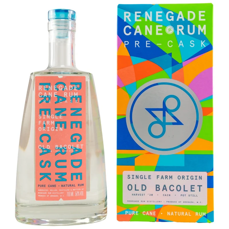 Renegade Cane Rum Old Bacolet Pot Still 50% 0,7l