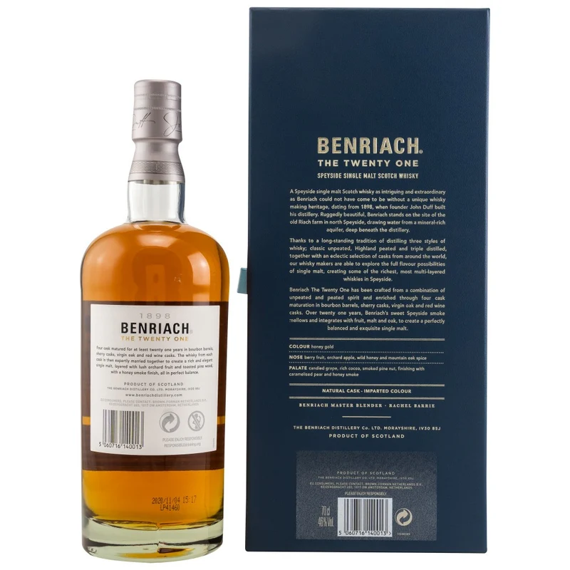 Benriach The Twenty One Four Cask Matured 46% 0,7l