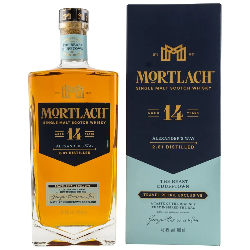Mortlach 14 Jahre 2.81 Alexander's Way Travel Retail Exclusive 43,4% 0,7l
