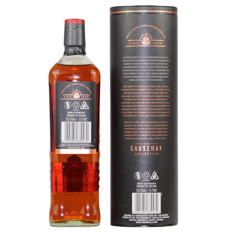 Bushmills 2012/2022 The Causeway Collection Pomerol Cask 54,2% 0,7l
