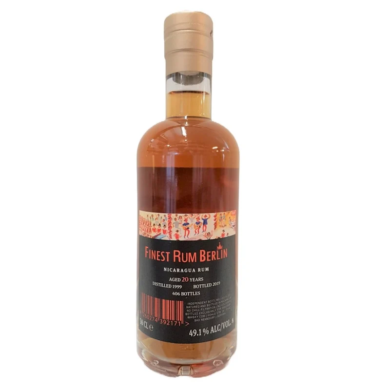 Nicaragua Rum 20 Jahre 1999/2019 Sansibar Whisky 49,1% 0,5l