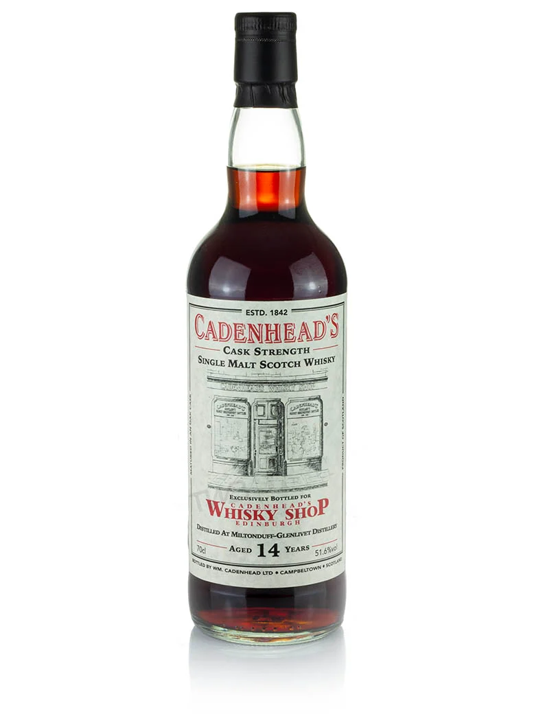 Miltonduff 14 Year Old 2008 Cadenhead's Edinburgh Shop