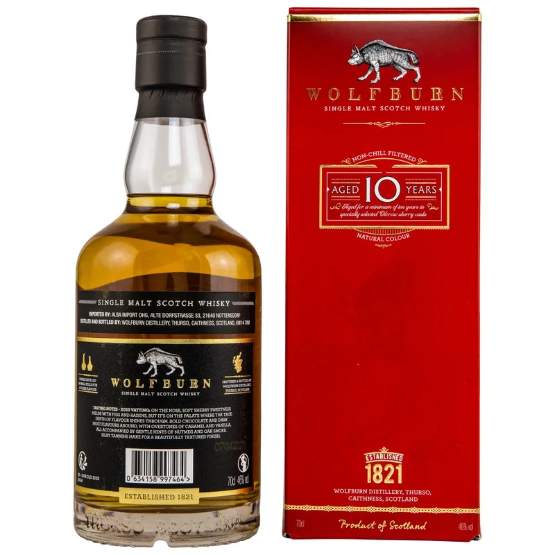 Wolfburn 10 Jahre Oloroso Sherry 46% 0,7l