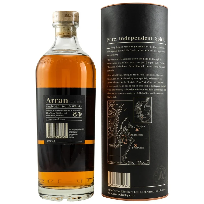 Arran Port Cask Finish 50% 0,7l