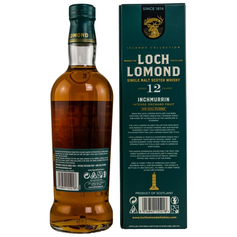 Loch Lomond 12 Jahre Inchmurrin 46% 0,7l
