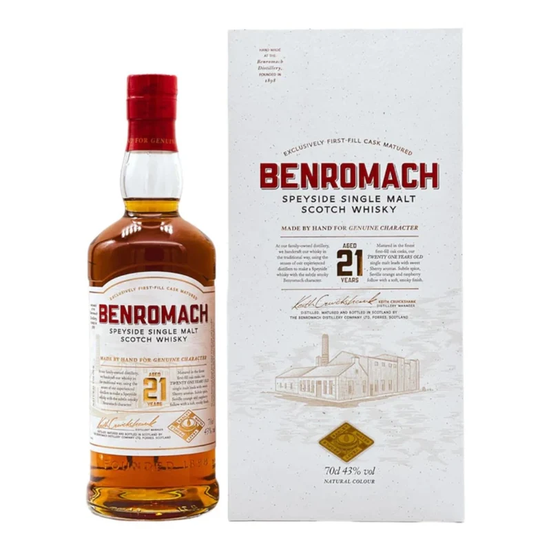 Benromach 21 Jahre 43% 0,7l