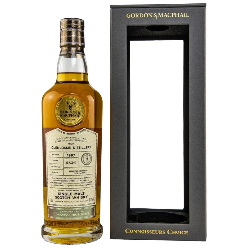 Glenlossie 24 Jahre Connoisseurs Choice Gordon & MacPhail Cask #3795 57,3% 0,7l