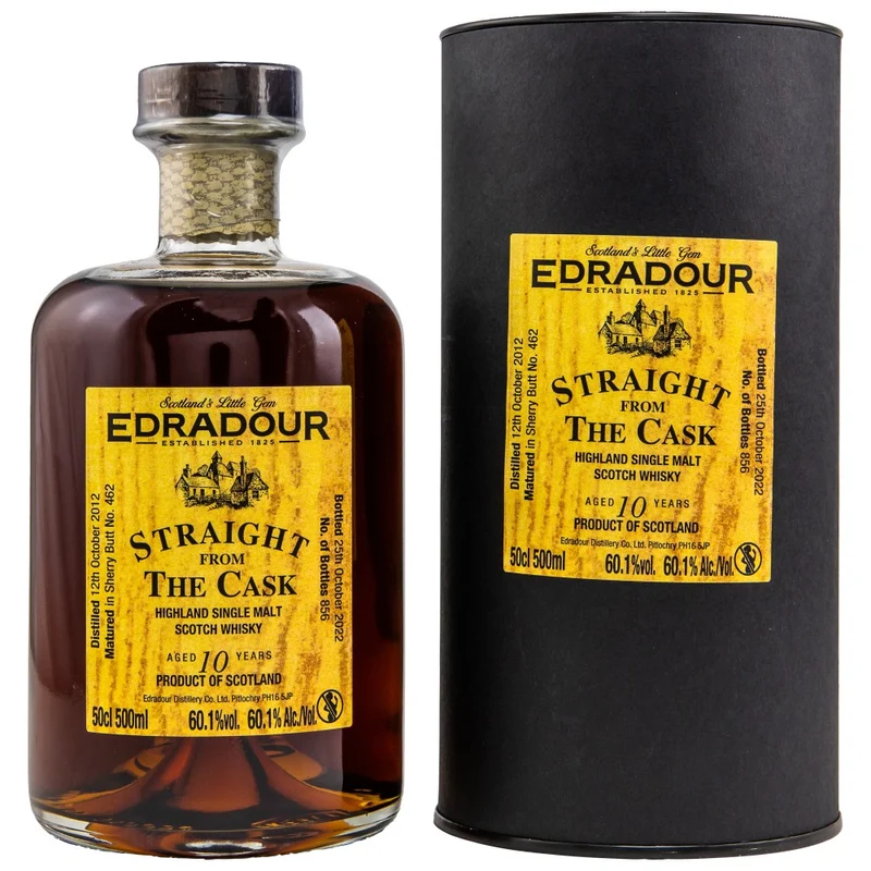 Edradour 10 Jahre Straight From The Cask #462 60,1% 0,5l