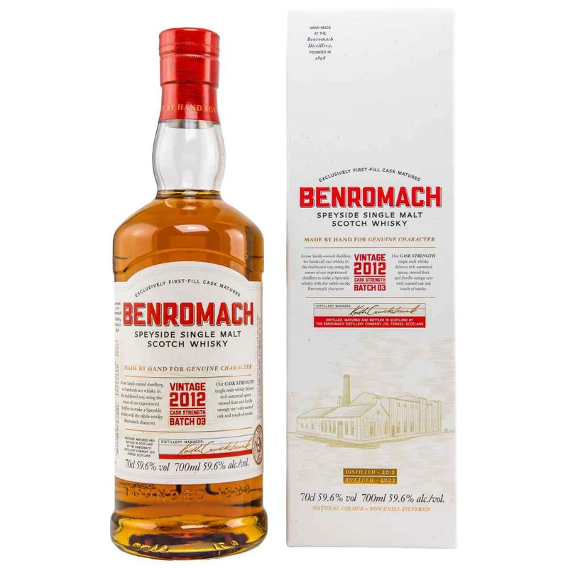 Benromach 2012/2022 Cask Strength Batch 3 59,6% 0,7l