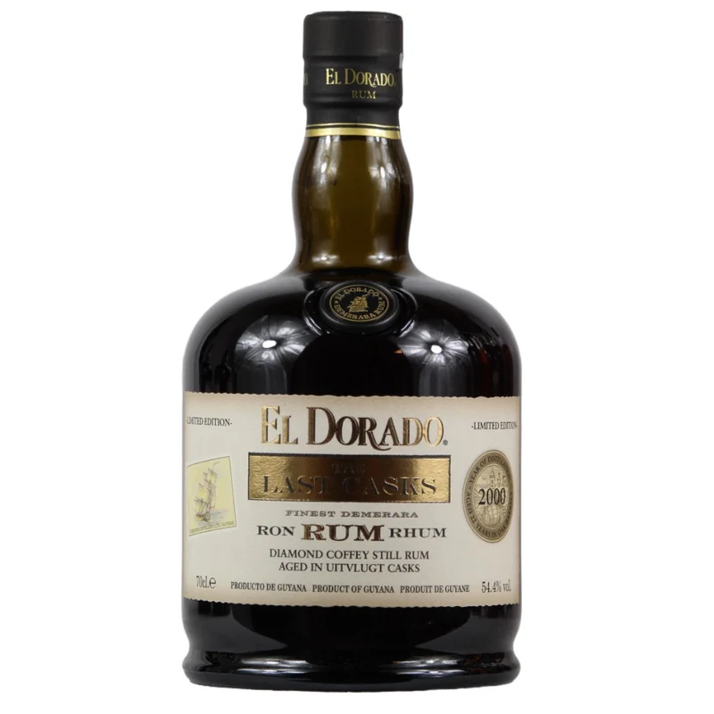 El Dorado 22 Jahre The Last Casks Rum Diamond Coffey & Uitvlugt Casks 54,4% 0,7l