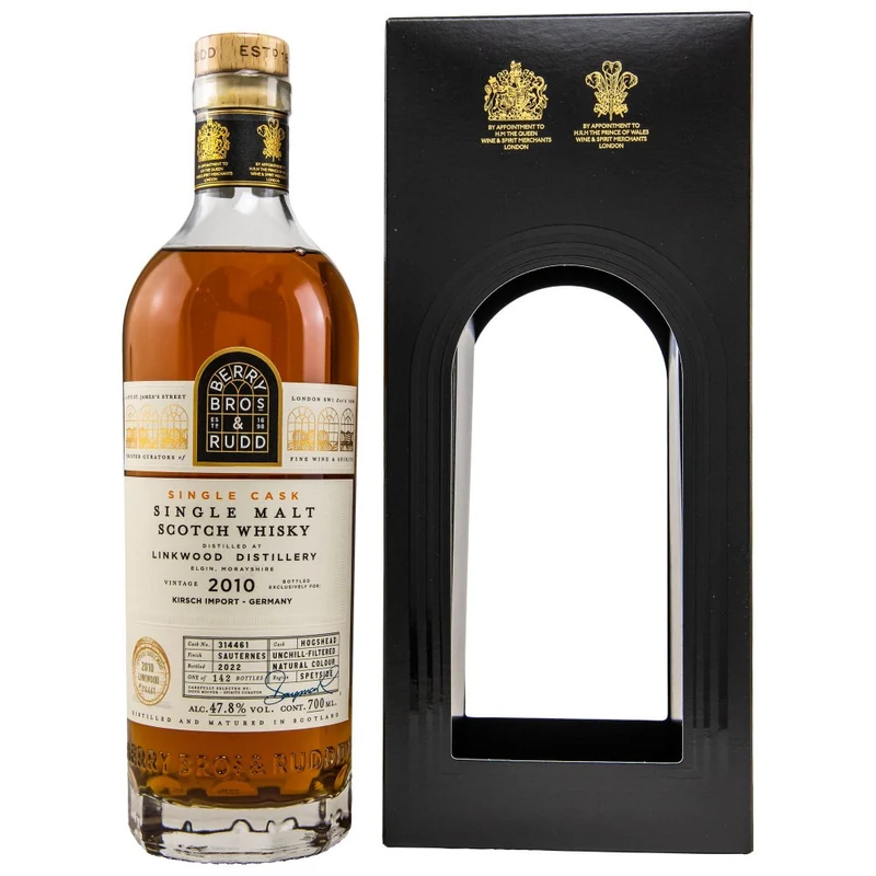 Linkwood 2010/2022 Berry Bros & Rudd Cask #314461 47,8% 0,7l