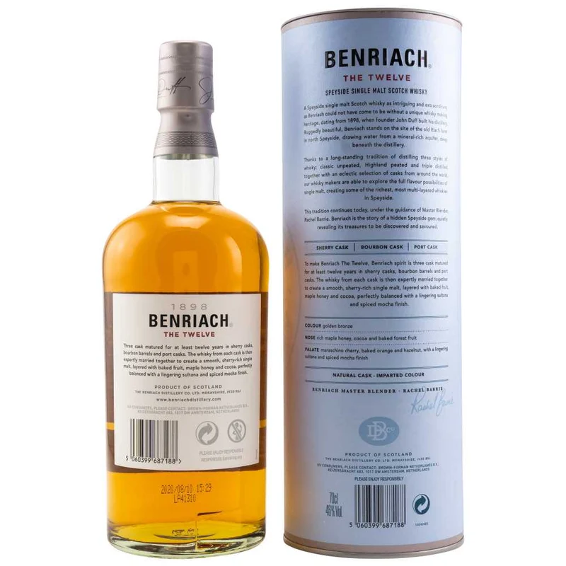 Benriach The Twelve 46,0% 0,7l